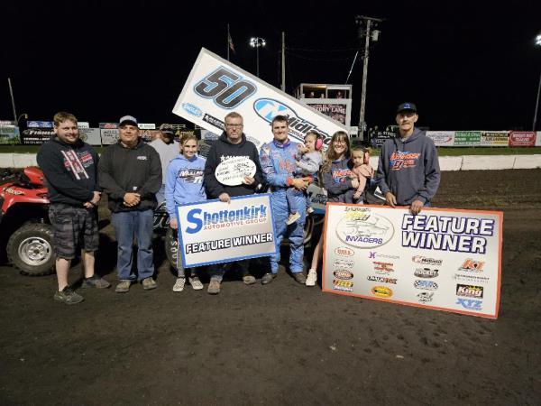 Paul Nienhiser Makes It Two in a Row With Sprint Invaders Win at Benton County!