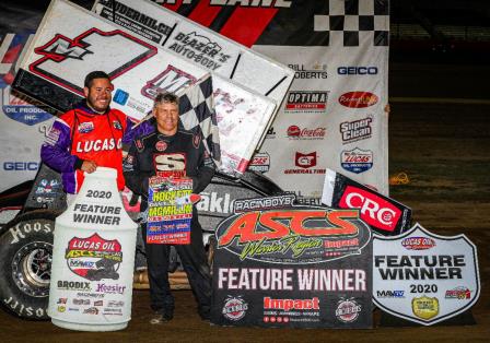 Mark Smith won the first night of the Jesse Hockett/Daniel McMillin Memorial Thursday (Greg Stanek Photo)