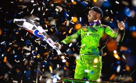 Carson Macedo won the WoO stop at Fremont Monday (Trent Gower Photo) (Video Highlights from DirtVision.com)