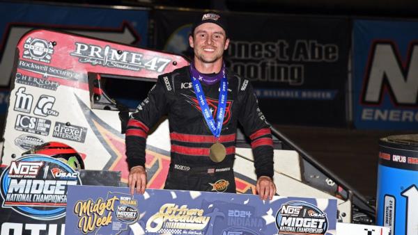 Logan Seavey Tallies His First of USAC Indiana Midget Week