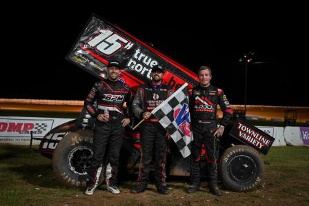 Sam Hafertepe Jr. won the ASCS Speedweek opener at Texarkana Tuesday (Video Highlights from DirtVsion.com)