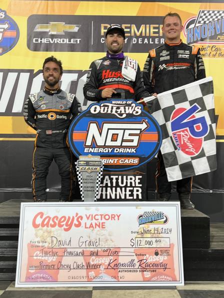 Friday's Podium: Rico Abreu (3rd), David Gravel (1st), Parker Price-Miller (2nd) (Video Highlights from DirtVision.com)