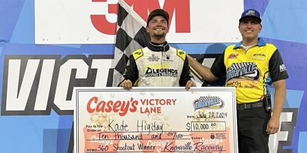 Kade Higday won the $10,000 360 Shootout at Knoxville Saturday (Video Highlights from DirtVision.com)