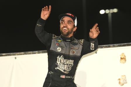 Rico Abreu won the Cappy Classic Sunday at Knoxville (Paul Arch Photo) (Video Highlights from DirtVision.com)