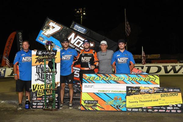 Tyler Courtney Gets Fifth High Limit Win, Beats Brad Sweet at Hanford