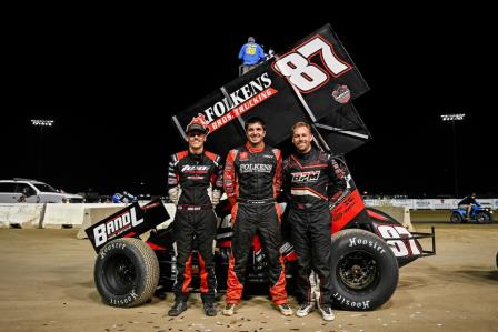 Aaron Reutzel won the ASCS stop at Spencer Tuesday (Video Highlights from DirtVision.com)