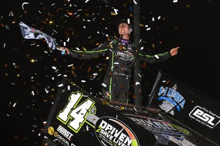 Corey Day won Friday night's High Limit event at Lernerville (Video Highlights from FloRacing.com)