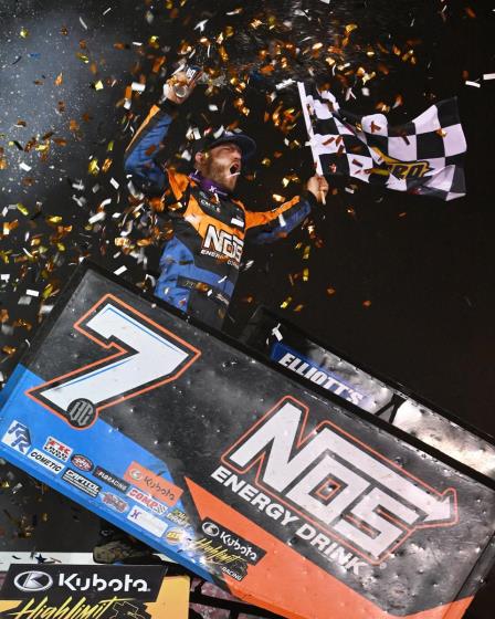 Tyler Courtney won the $50,000 Commonwealth Clash at Lernerville Saturday (Video Highlights from FloRacing.com)