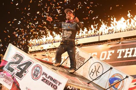 Rico Abreu won the High Limit portion of the Four Crown Saturday (Video Highlights from FloRacing.com)