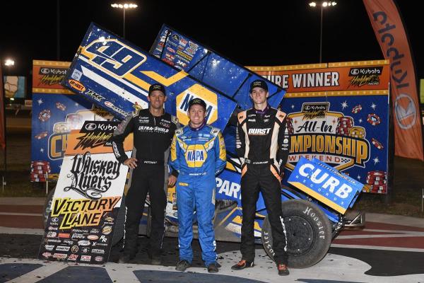 Brad Sweet Survives Five Lead Changes at Texas Motor Speedway for Third Straight Win