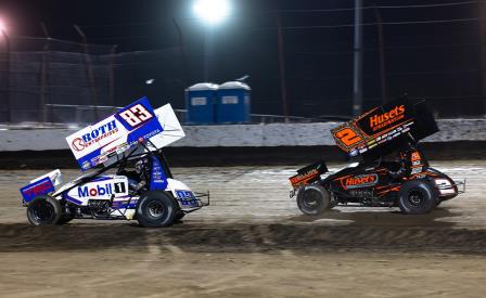 Buddy Kofoid won the WoO finale in Joliet Saturday (Trent Gower Photo) (Video Highlights from DirtVision.com)