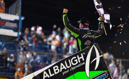 Carson Macedo won the WoO show on Friday at the Ditch (Trent Gower Photo) (Video Highlights from DirtVision.com)