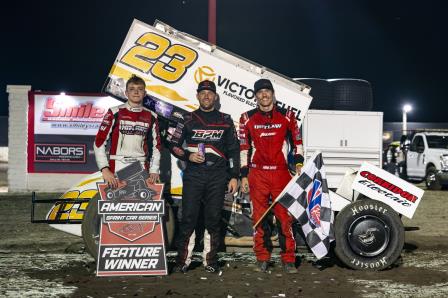 Seth Bergman won the ASCS stop at RPM Speedway Friday (Video Highlights from DirtVision.com)