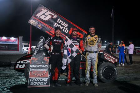 Sam Hafertepe Jr. won the ASCS finale at RPM Speedway Saturday