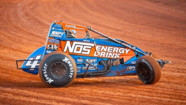 Justin Grant Finishes with a Flourish in Red Dirt USAC Sprint Closer