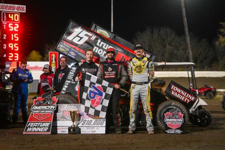 Sam Hafertepe Jr. won the ASCS finale at Creek County Saturday (Video Highlights from DirtVision.com)