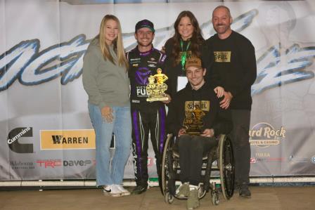 Logan Seavey won Friday's prelim at the Chili Bowl (Michael Fry Photo) (Video Highlights from FloRacing.com)