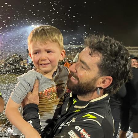 James McFadden won his third Grand Annual Classic on Sunday (SprintCarHub Photo) (Video Highlights from Clay-Per-View)