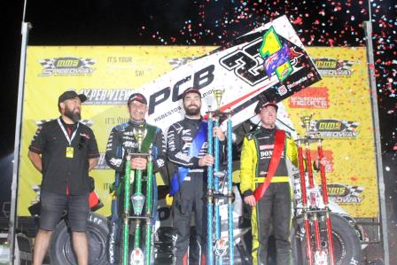 James McFadden won his third Australian Title at Murray Bridge Saturday (Phil Michell Photo) (Video Highlights from DirtVision.com)